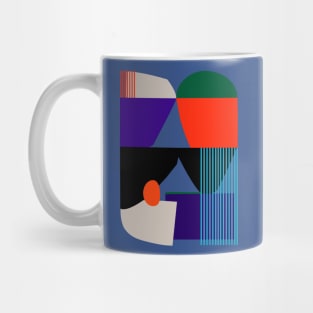 Vivid Geometric Collage Mug